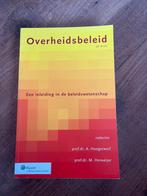 Overheidsbeleid - Inleiding beleidswetenschap, Ophalen of Verzenden, Gamma, Zo goed als nieuw, HBO