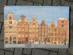 Bouwontwikkeling van Amsterdam (schoolplaat), Antiek en Kunst, Antiek | Schoolplaten, Ophalen of Verzenden, Geschiedenis