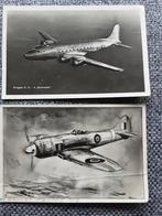 2 vintage vliegtuig ansichtkaarten €2 pst, Ophalen of Verzenden