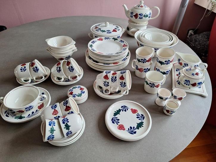 Boch Boerenbont servies, Antiek en Kunst, Antiek | Servies compleet, Ophalen