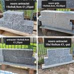 Grote voorraad Splitblokken stapelblok gevelsteen s-partij, Blok, Nieuw, Ophalen of Verzenden, Minder dan 25 cm