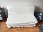 Witte tweepersoons slaapbank van Ikea, Huis en Inrichting, Ophalen, Zo goed als nieuw, Tweepersoons, 190 cm of minder