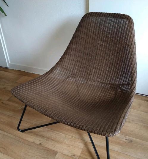 Fauteuil Ikea Radviken, collectors item van Rotan, Huis en Inrichting, Stoelen, Gebruikt, Eén, Riet of Rotan, Bruin, Ophalen