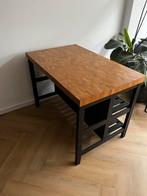 IKEA VADHOLMA keukeneiland set 126x79x90, Ophalen, Zo goed als nieuw, Rechthoekig