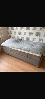 Boxspring 1 persoon incl matras, Huis en Inrichting, Ophalen, Gebruikt, 90 cm, Eenpersoons