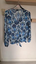Blauwe blouse met knoopdetail, Maat 38/40 (M), Blauw, Ophalen of Verzenden, FSTVL