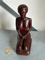 Art Deco - vrouw Beeld - Hout, Ophalen