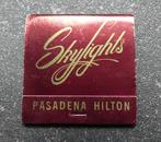 Skylights lucifers Pasadena Hilton hotel luciferdoosje USA, Verzamelen, Ophalen of Verzenden, Zo goed als nieuw, Gebruiksvoorwerp