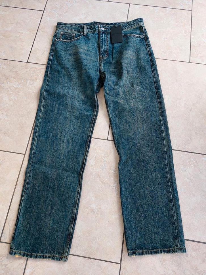 Le Just Jeans - Maat 32 - Stonewash, Kleding | Heren, Broeken en Pantalons, Nieuw, Overige maten, Blauw, Ophalen of Verzenden