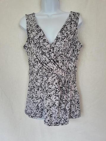 Leuk wit-zwart damesshirt mt M merk H&M beschikbaar voor biedingen