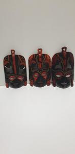 1917)Afrikaanse houten hand gesneden maskers Kenia Masai, Ophalen of Verzenden
