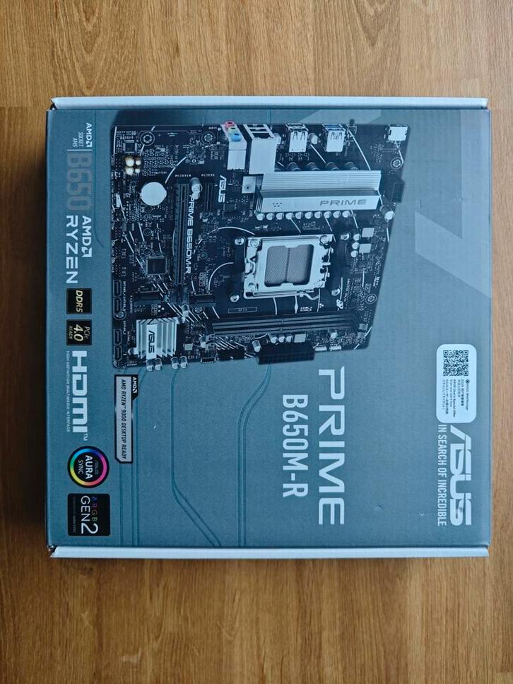 ASUS PRIME B650M-R Moederbord, Computers en Software, Moederborden, Gebruikt, AMD, DDR5, Ophalen of Verzenden
