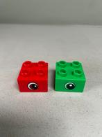Duplo Ogen Blokjes - Rood & Groen, Ophalen of Verzenden, Gebruikt, Overige merken