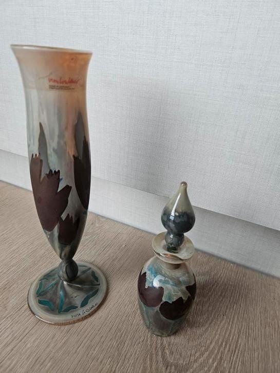 @ TOPDEAL A:2 kunstobjecten van Vera Walther – handgemaakt @, Antiek en Kunst, Antiek | Glas en Kristal, Ophalen