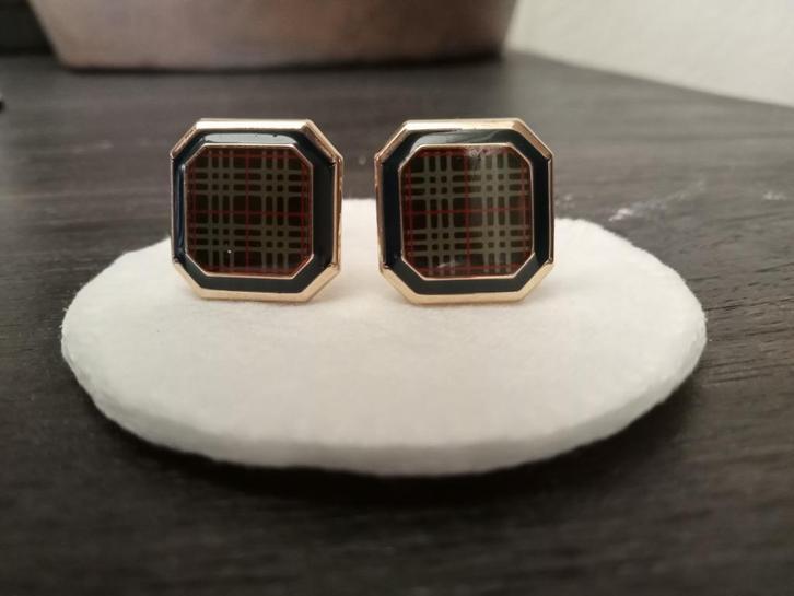 Burberry manchetknopen, Sieraden, Tassen en Uiterlijk, Manchetknopen, Zo goed als nieuw, Overige materialen, Ophalen of Verzenden