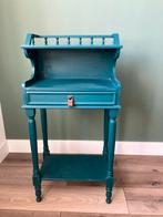 Vintage blauw kastje, Ophalen