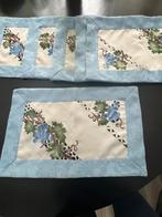 6 placemats, Huis en Inrichting, Keuken | Textiel, Ophalen of Verzenden, Blauw, Placemat