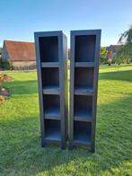 2 Boekenkasten/Stellingkasten - Smal & Hoog, Ophalen, Met plank(en), Minder dan 50 cm, Gebruikt