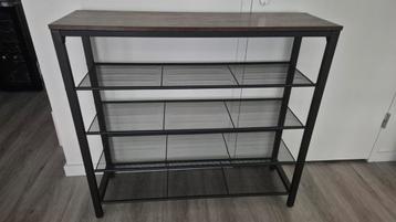 Schoenenrek met Houten Bovenblad - Perfecte Staat! beschikbaar voor biedingen