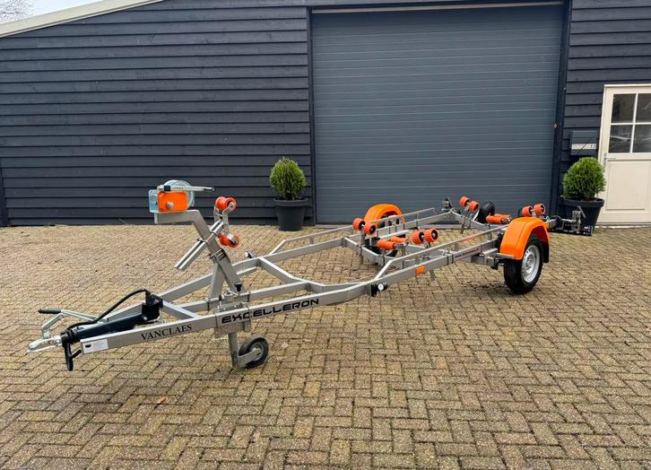 Vanclaes Excelleron 1350-13”-550 RVS boottrailer Aanbieding!, Watersport en Boten, Boottrailers, Nieuw, Overige typen, Minder dan 1500 kg