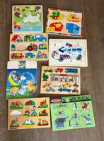 8 houten puzzels, Ophalen of Verzenden, Minder dan 10 stukjes, Gebruikt, 6 maanden tot 2 jaar