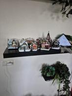 10 Kersthuisjes verzameling, Overige materialen, Minder dan 50 cm, Minder dan 50 cm, Ophalen of Verzenden