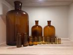 Partij apothekers flessen en flesjes, Antiek en Kunst, Ophalen
