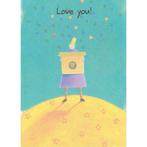 Wenskaart - Love you! bij Stichting Superwens!, Diversen, Ophalen of Verzenden, Nieuw