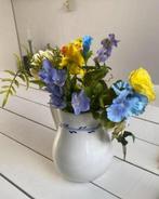 Lampetkan met Ikea kunstbloemen, Blauw, Aardewerk of Porselein, Ophalen of Verzenden, Zo goed als nieuw