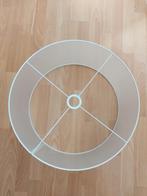 Crème lampenkap, doorsnede 47cm, hoogte 24cm, Huis en Inrichting, Lampen | Lampenkappen, Ophalen, Rond, Zo goed als nieuw, Crème