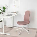 IKEA LANGFJÄLL bureaustoel - lichtroze, zo goed als nieuw, Huis en Inrichting, Ophalen, Minder dan 50 cm, Minder dan 75 cm, Zo goed als nieuw