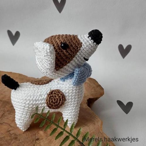 Handgemaakte knuffel hond, Hobby en Vrije tijd, Breien en Haken, Nieuw, Haken, Overige typen, Ophalen of Verzenden