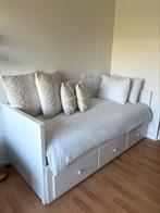 IKEA Hemnes bed compleet (80x200-160x200), Huis en Inrichting, Ophalen, Wit, Tweepersoons, 80 cm