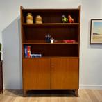 Vintage boekenkast uit Zweden jaren ‘50, ?, Mid-century | Vintage | Scandinavisch, 150 tot 200 cm, 25 tot 50 cm