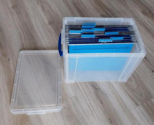 Kunststof archief / opbergbox., Doe-het-zelf en Verbouw, Kratten en Dozen, Zo goed als nieuw, Minder dan 35 cm, Ophalen of Verzenden