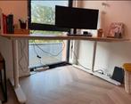 Hoekbureau Bekant - Hoogte verstelbaar, hoek rechts, Ophalen, In hoogte verstelbaar, Zo goed als nieuw, Bureau