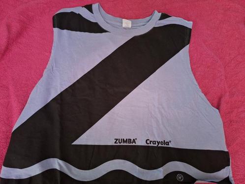 Zumba Crayola top XL, Kleding | Dames, Sportkleding, Zo goed als nieuw, Maat 46/48 (XL) of groter, Blauw, Verzenden