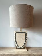 Set van 2 vintage lampvoeten in schildvorm, Ophalen of Verzenden, Zo goed als nieuw, Minder dan 50 cm