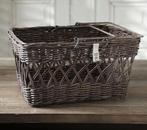 Rivièra Maison Rustic Shopping Basket – (20 stuks), Ophalen of Verzenden, Zo goed als nieuw, Rond, Riet