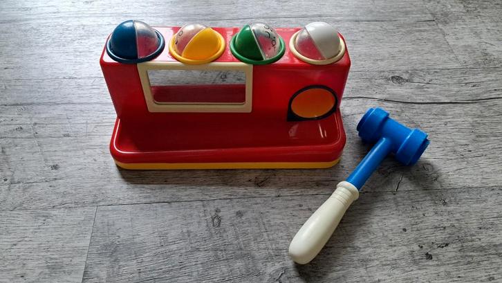 Hamerbank met ballen speelgoed, Kinderen en Baby's, Speelgoed | Babyspeelgoed, Gebruikt, Overige typen, Met geluid, Ophalen of Verzenden