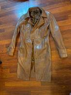 Bruine Leren Jas Maat 38, Ophalen, Gedragen, Maat 38/40 (M), Bruin