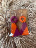 Oorbellen polymeerklei, Overige materialen, Hangers, Nieuw, Oranje