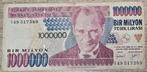 Turkije 1.000.000 lira, Ophalen, Overige landen