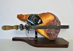 Zware ijzeren hamhouder, houten voet + gratis grote dummyham, Huis en Inrichting, Ophalen of Verzenden, Zo goed als nieuw, Overige materialen