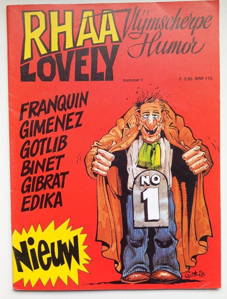 15 absurdistische strips, Rhaa lovely en meer, Boeken, Stripboeken, Zo goed als nieuw, Meerdere stripboeken, Ophalen of Verzenden