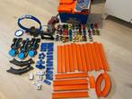 Hot Wheels Racebaan met opbergdoos, 34 auto's en Mutant Car, Ophalen, Hot Wheels, Handmatig, Racebaan