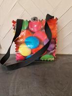 Veelkleurige kunststof S.T.A.M.P.S. tas., Sieraden, Tassen en Uiterlijk, Tassen | Damestassen, Ophalen of Verzenden, Zo goed als nieuw