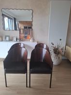 Prachtige vintage stoelen van Costes Philippe Starck design, Huis en Inrichting, Stoelen, Ophalen, Zo goed als nieuw, Bruin