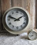 oude industriële wandklok ATO *Marries*, Antiek en Kunst, Curiosa en Brocante, Verzenden