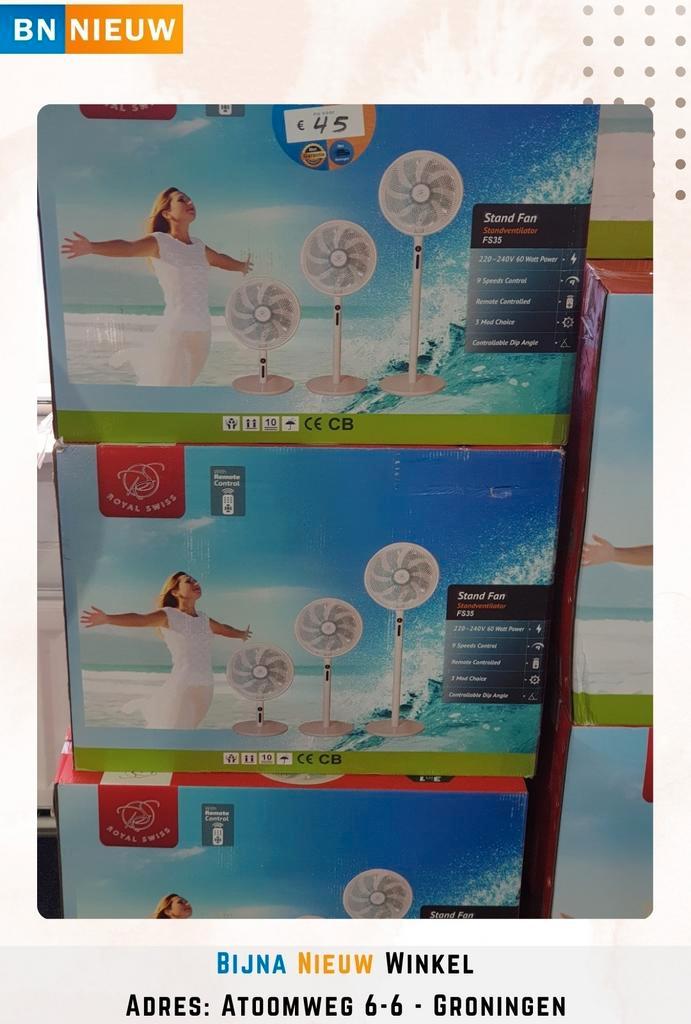 Royal Swiss Ventilator Afstandbediening - NIEUW, Witgoed en Apparatuur, Ventilatoren, Nieuw, Ophalen of Verzenden